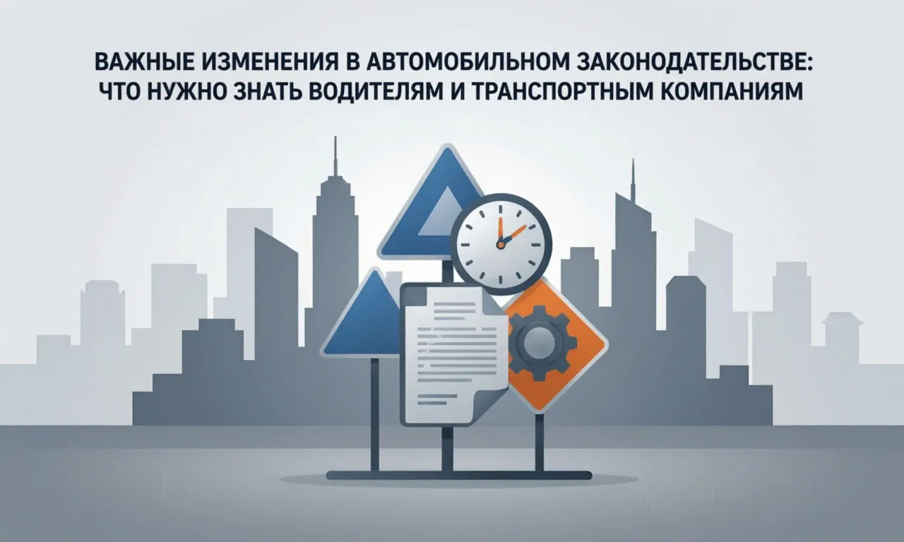 Автомобильное законодательство в сентябре 2026: ключевые обновления
